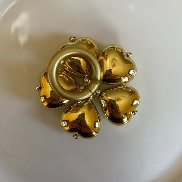 ❤️ Set of 6 unique handmade heart shaped beaded napkin holders napkin rings - Picture 5 of 8